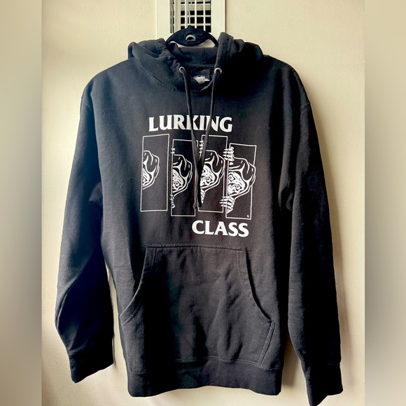 Lurking Class Other - Lurking Class Hoodie - Black Flag Band Logo